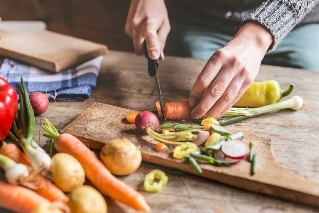 Vege kitchen prep
